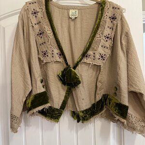 NWOT Jaded Gypsy Stitched in Dreams Jacket